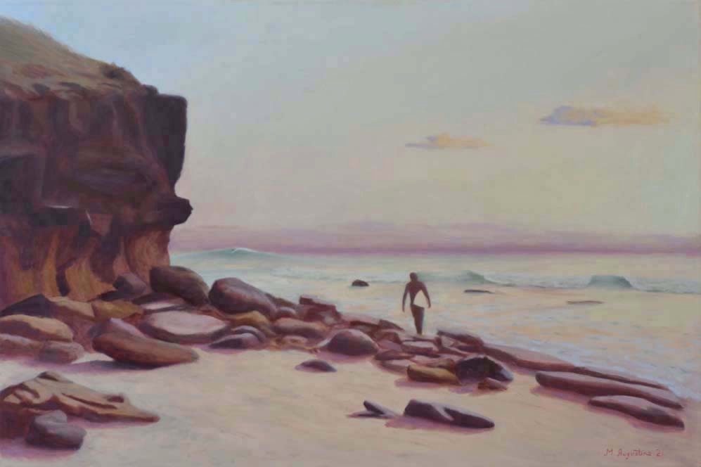 Morning surf 61x91cm $600